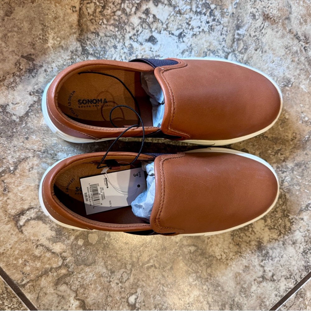 Brown Slip-On Shoes
